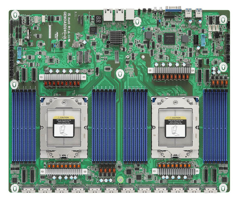 Asrock Motherboard GENOA2D24G-2L + Proprietary Dual Socket SP5 Single
