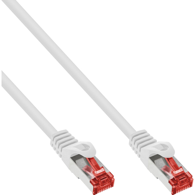 Inline 40 Pieces Bulk-pack Patch Cable S/FTP (pimf), CAT.6, 250MHZ, Pvc, Cca, White 2M