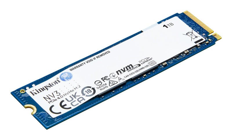 Kingston Drive SSD 1TB NV3 M.2 2280 PCIE 4.0 NVMe SNV3S/1000G