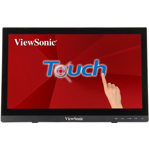 Viewsonic Monitor 15.6 TD1630-3 Touchscreen Black 1x HDMI/1x VGA/1x USB/1366X768/12MS/VESA 75X75/Mmedia TD1630