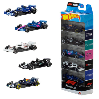 Blister 5 Coches F1 Hot Wheels — image 1