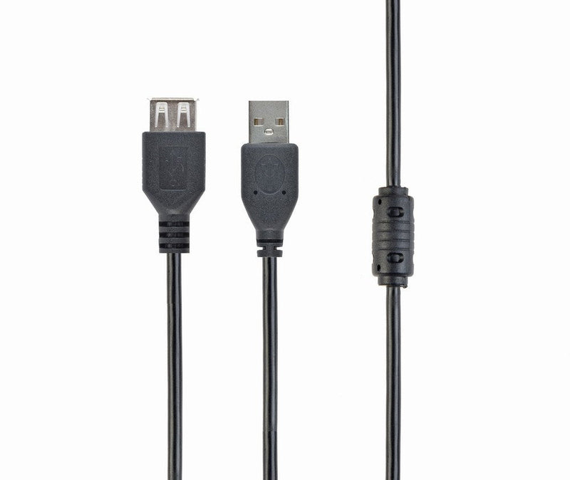 USB 2.0A-PLUG A-socket 10FT Cable With Ferrite Cor