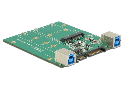 Convertidor SATA USB 3.1 Type B Connector Female M.2 Msata Slot — image 1
