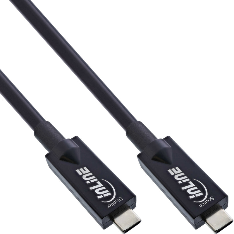 Inline 35799A Cable Aoc USB 10M USB 3.2 Gen 2 (3.1 Gen 2) USB C Black