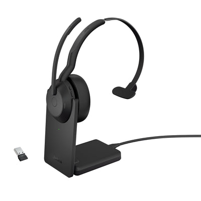 Jabra EVOLVE2 55 Headphones Wireless And Alámbrico Diadema Bluetooth Base Charging Black 25599-889-989 — image 1