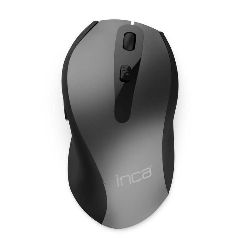 Inca IWM-505 Mouse Mano Derecha RF Wireless Óptico 1600 DPI