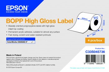 Epson C33S045736 Label Printer