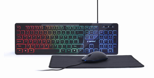Gembird Keyboard + Mouse USB Eng/KBS-UML-01 — image 1