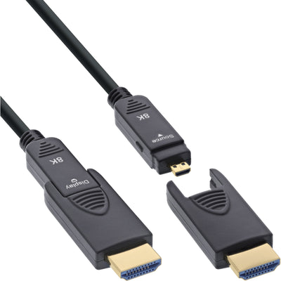 Inline® HDMI Aoc Cable Ultra High Speed Hdmi, 8K4K, Detachable Plug, 30M — image 1