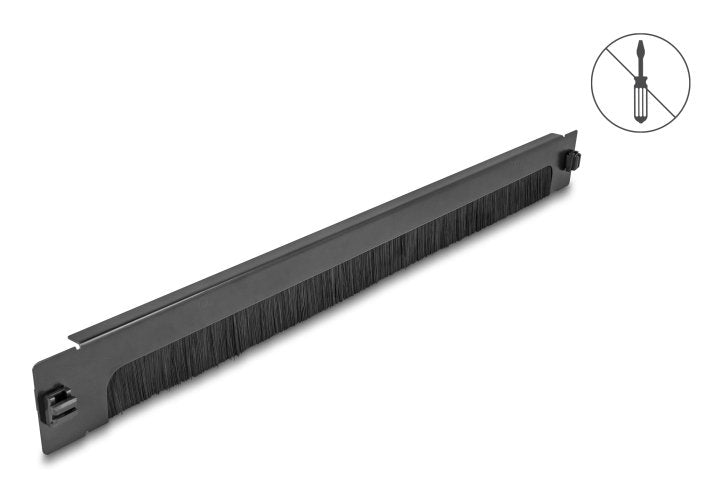 Delock 19? 1 He Organiser Cables Power Strip Brush Abajo Offen Without Tools Black