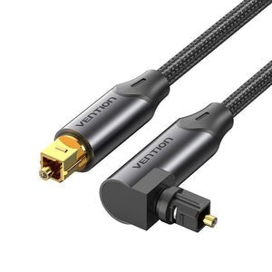 Vention 90-DEGREE Optical Audiocabl Cable 3M Black Aluminum — image 1