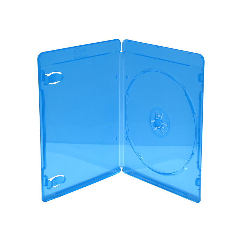 Mediarange BOX39-50 Case For Drives Ópticos Case Plastic Blu-ray 1 Drives Blue Transparent 50 Units