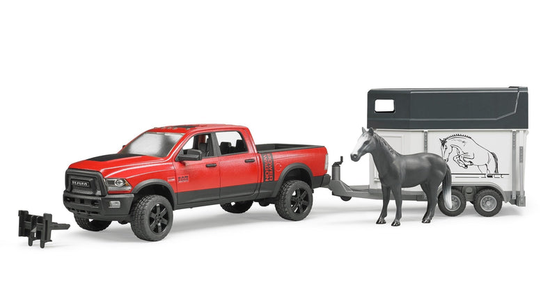 Bruder Car Dodge With Remolque Caballo RAM 2500 1:16 02501