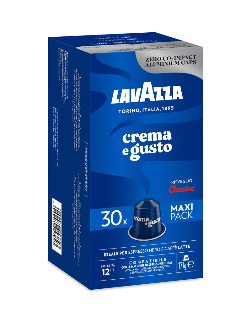 Lavazza Cápsula Cream And Gusto Classic Cafeteras Nespresso Box Of 30