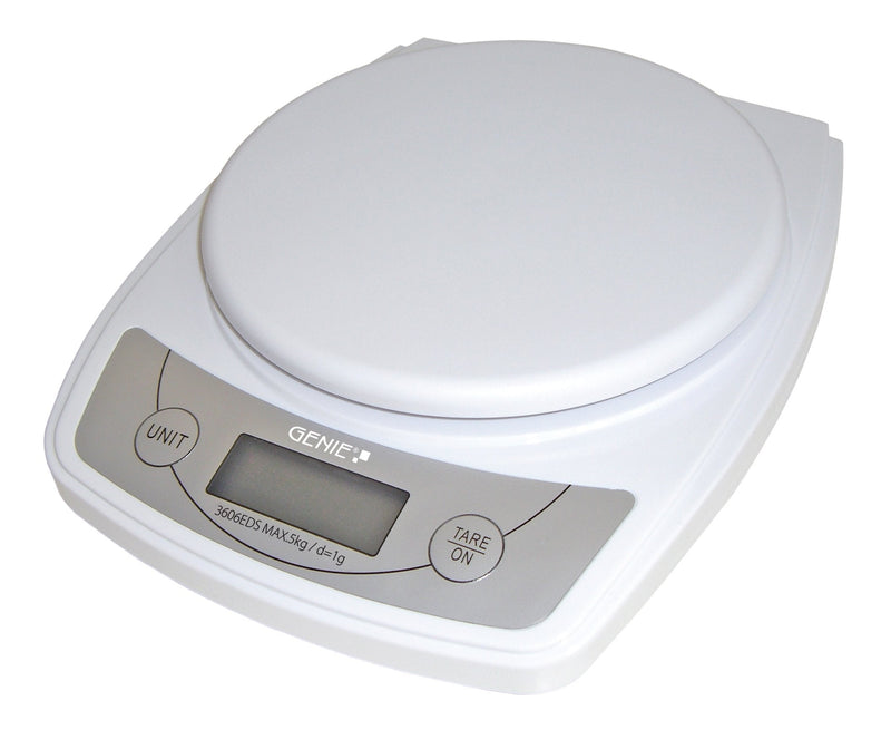 Genie 3606 Eds Scale Electrónica Kitchen White Encimera Rectángulo