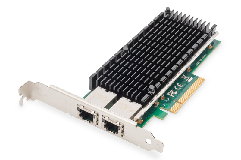Digitus 10Gbps Dual Port Ethernet Server Adapter PCIE X8, Intel X540 BT2