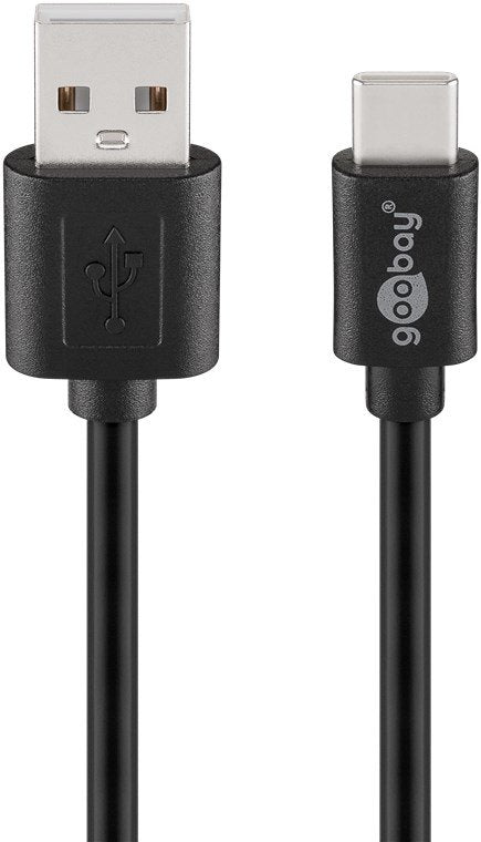 Goobay USB Cable (a) 2.0A Usb(c) 2.0 1.8M Black
