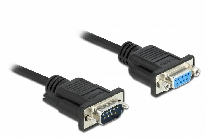 Delock RS-232 Cable Serie D-SUB9 Connector Male a Female With Narrow Housing Connector 10M