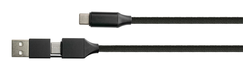 Python USB 2.0 Lade- And Cable Datos Qc 3.0 Pd 60W Black 1M