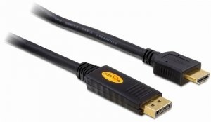 Delock 82441 Cable DisplayPort DP - HDMI M/M 5.00M Black