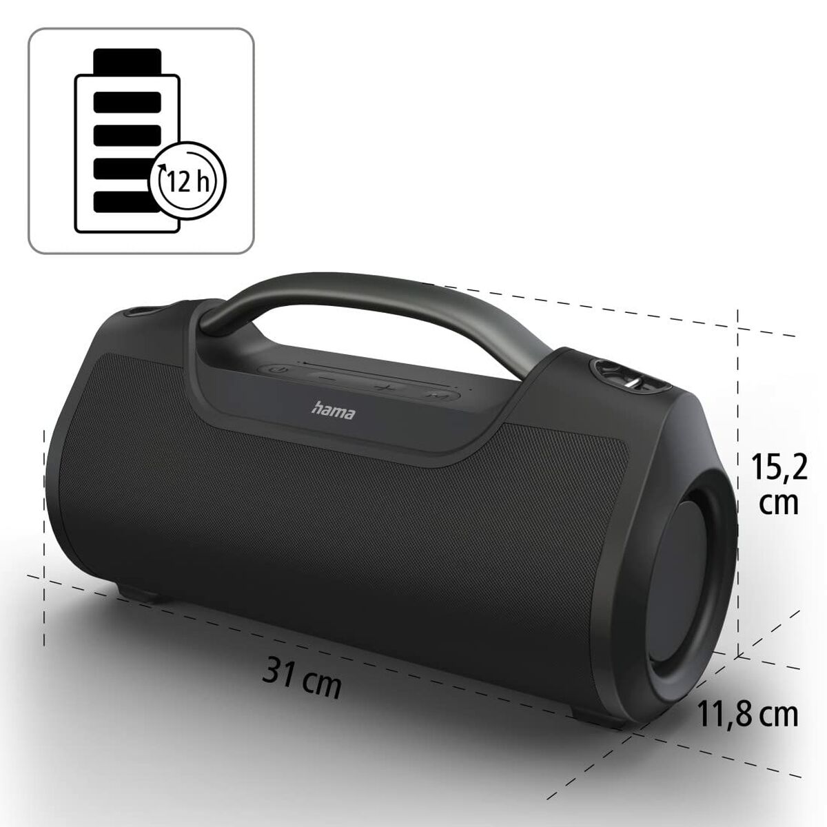 Hama Portable Bluetooth Speakers Hama 00188217 Black 60 W
