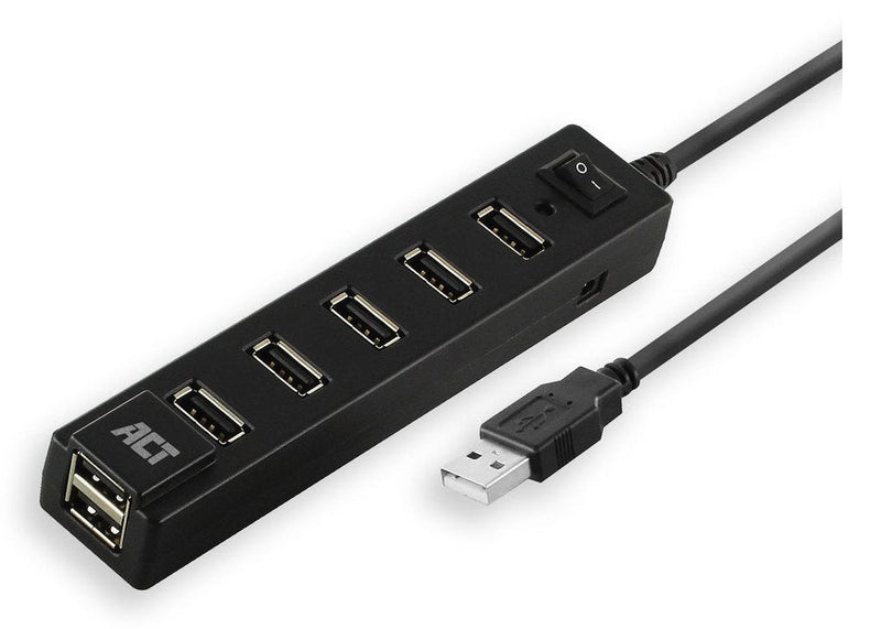 USB Hub 7 Port, On Off Switch