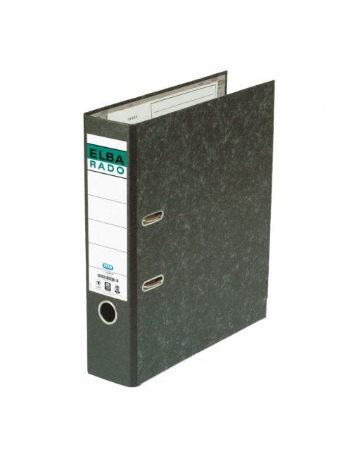 Elba Ring Binder Lever Folio Lomo Wide Rado Black