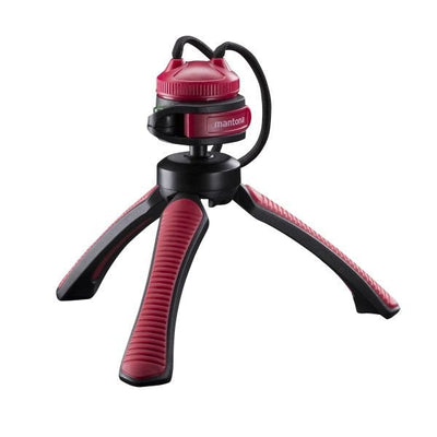 Mantona 21408 Tripod Smartphone/Camera Digital 3 Legs Black Red — image 1