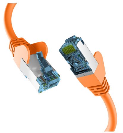 Efb RJ45 Network Cable With CAT.7 Rohcable Orange 20M