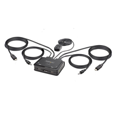 StarTech Switch .com C2-D46-UC2-CBL-KVM Switch KVM Black — image 1