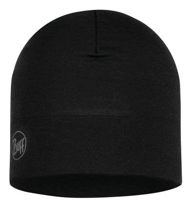 Buff Gorro Merino Midweight Beanie Solid Black