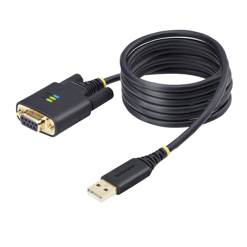 StarTech.com 1P6FFCN-USB-SERIAL Cable Serie Black USB Type a dB-9