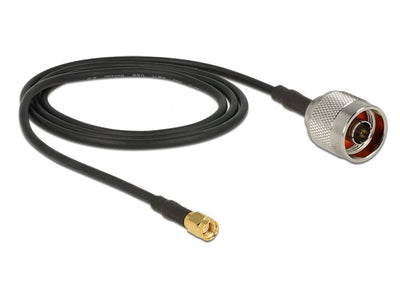 Delock 88938 Antenna Cable N Plug Rp-sma Plug CFD200 1M Low Loss — image 1