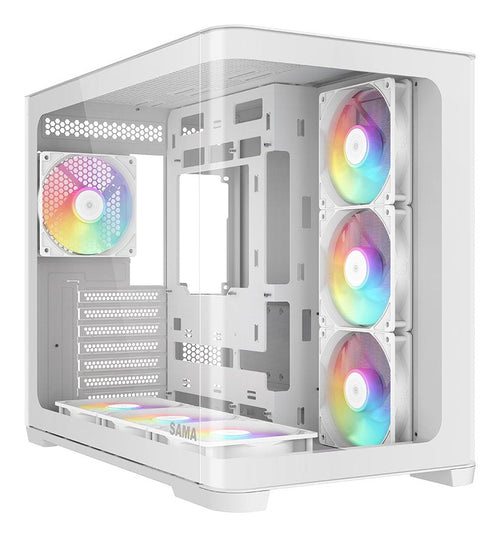 Sama V60 ATX Mid-tower ATX PC Case White Retail — image 1