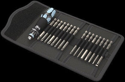 Wera Screwdriver Kompakt 60 Punta 16 Pieces Key Tubo Black/Blue 16 Pieces Torx, Box — image 1