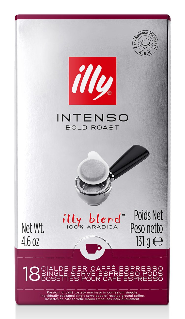 Illy 7999 Bolsita And Cápsula Café Dosis Café Tueste Oscuro 18 Pieces