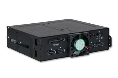 Icy Dock MB607SP-B Panel Bahía Hard Drive 13,3CM (5.25) Case Hard Drive Black — image 1