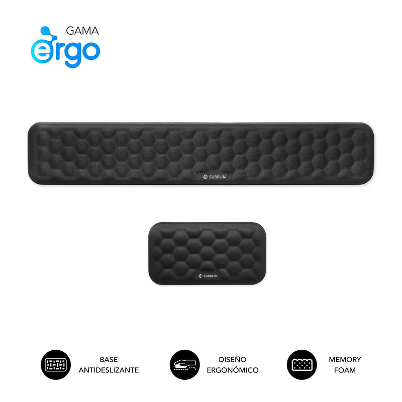 Subblim Pack 2 Wrist Rest Ergo Airpadding