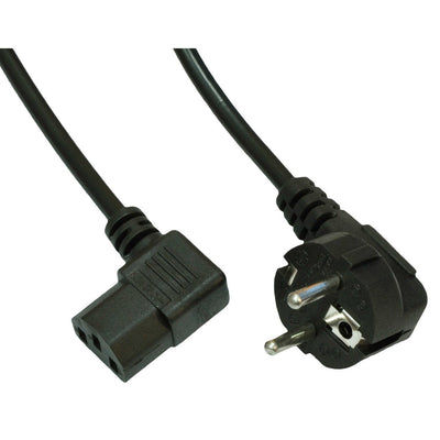 Akyga Power Cord Angle AK-PC-02A IEC C13 250V/50HZ 1.5M Eu Plug — image 1