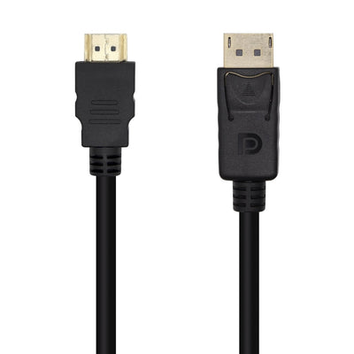 Aisens Cable DisplayPort a HDMI - DP/M-hdmi/M - 3M - Black — image 1