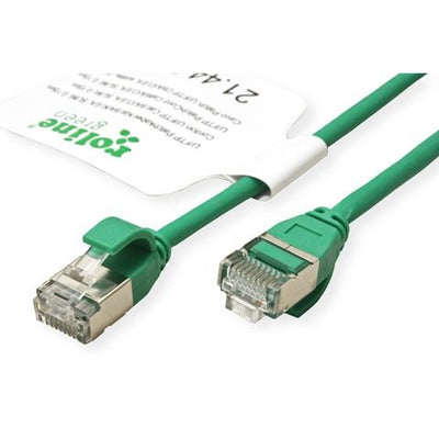 Roline Green U FTP Network Cable CAT.6A (class Ea), Lsoh, Slim, Grn, 1,5M — image 1