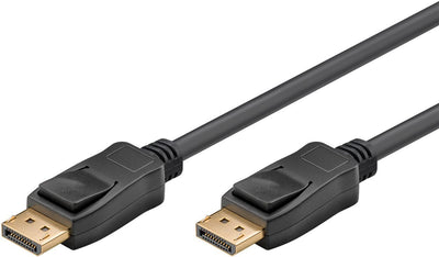 Goobay 5M DisplayPort 1.4-CABLE Connection [3D, 8K (4320P), Chapado Oro Contactos, With Bloqueo] — image 1