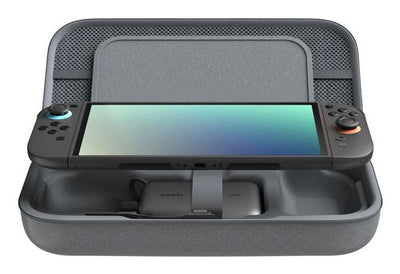 Belkin ENA001HQCH-V2 Case Travel Nintendo Mesh Poliéster, Terciopelo Carbón Vegetal — image 1
