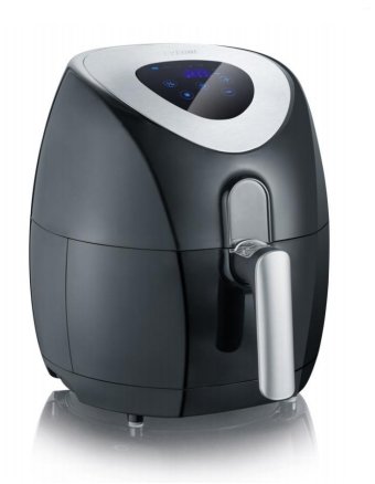 Severin Fr 2430 Fryer Air Caliente 3,2 L Sencillo Black Steel Inoxidable Independiente 1500W — image 1