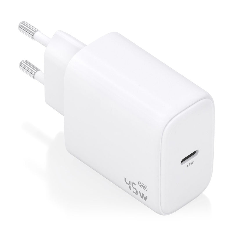 Aisens Charger GaN 45W, 1x USB-C PD 3.0, White