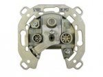Televes Socket Antenna Stich KME04ST Bk-multimedia-stichdose — image 1