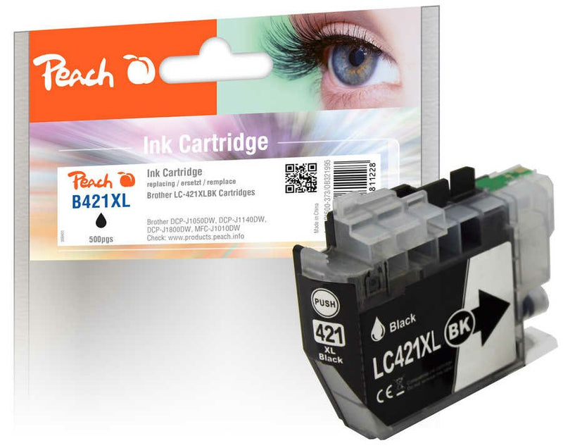 Peach Ink Brother LC-421XL Black Compatible