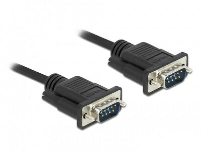 Delock Seriell Cable RS-232 SUB-D9 Male a Male 0,5M — image 1