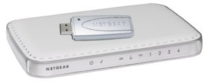 Netgear DGB111PN-100FSS Kit Modem Router Mimo (DG834PN) + USB Wireless Mimo (WPN111FS)