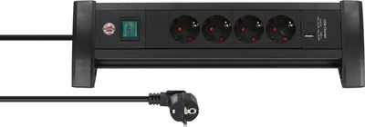 Brennenstuhl 1156250544 Base Múltiple 1,8M 4 Salidas AC Indoor Black — image 1